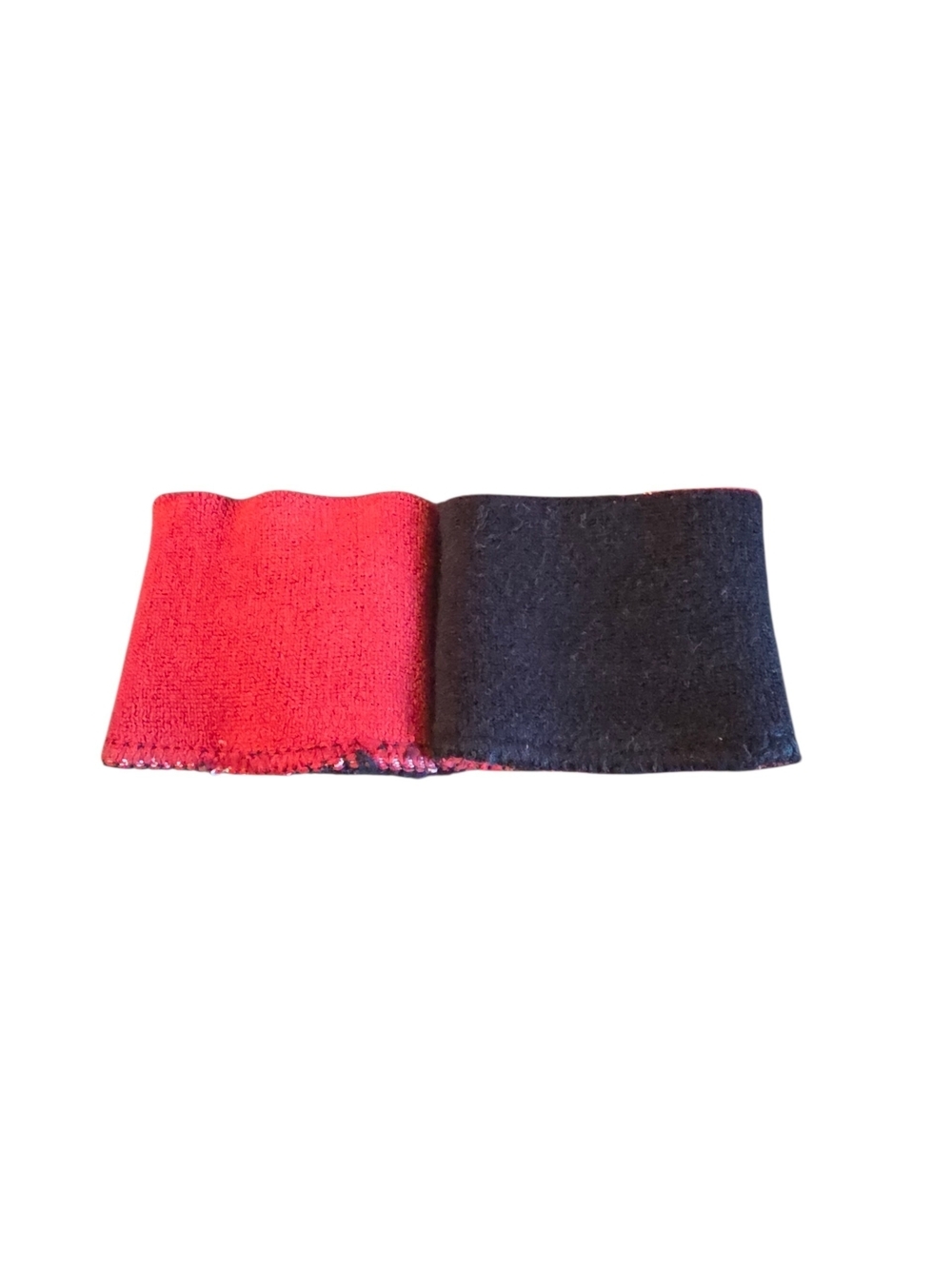 adidas Reversible Wristbands - Red and Black Logo - Picture 2 of 3